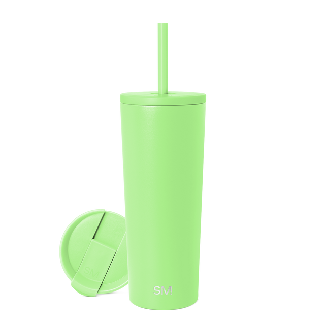 Bright lime green baja-style garment on white background Bright lime green baja-style garment on white background
