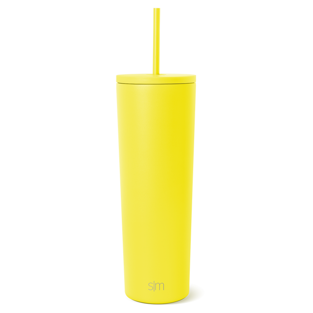 Bright yellow canary-colored product on white background Bright yellow canary-colored product on white background