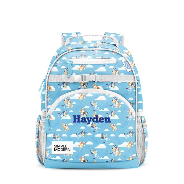 Sky blue children's backpack with personalized Sky blue children's backpack with personalized