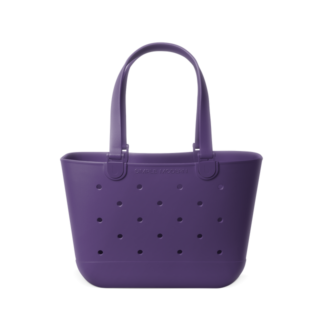 Purple eggplant tote bag on white background Purple eggplant tote bag on white background