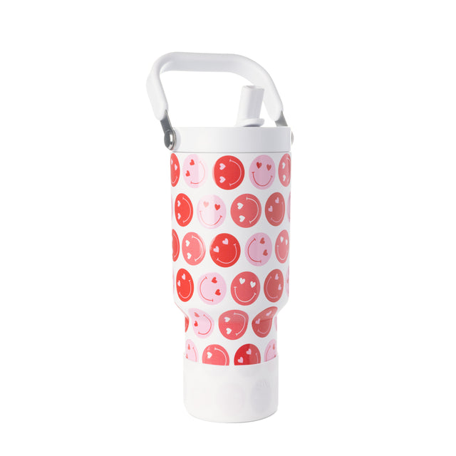 Vintage Valentine's Day greeting card with red and pink floral design on white background, featuring decorative handle and lid elements with gray accents. Vintage Valentine's Day greeting card with red and pink floral design on white background, featuring decorative handle and lid elements with gray accents.