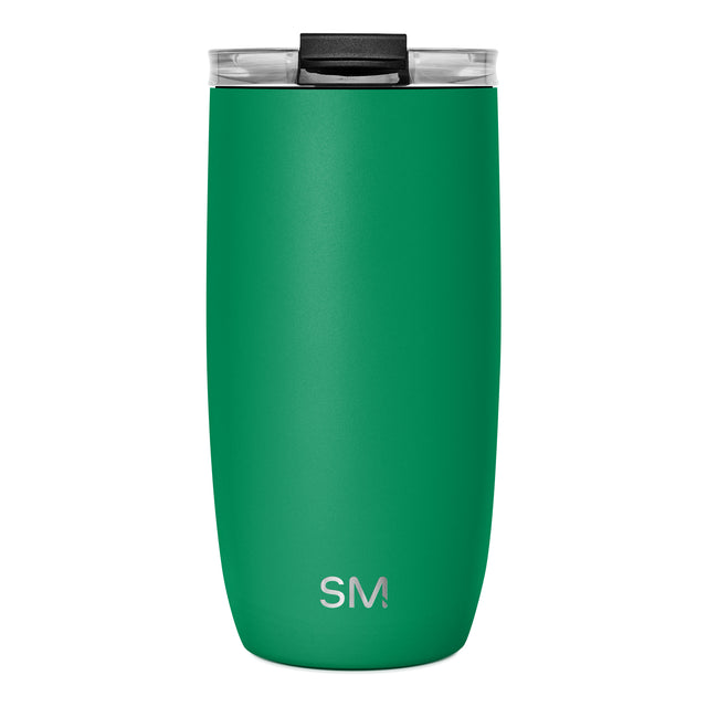 Kelly green modern tumbler on white background Kelly green modern tumbler on white background