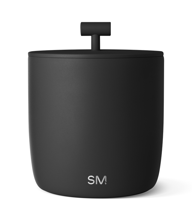 Black matte charcoal ICE-100-MB-M product on white background Black matte charcoal ICE-100-MB-M product on white background