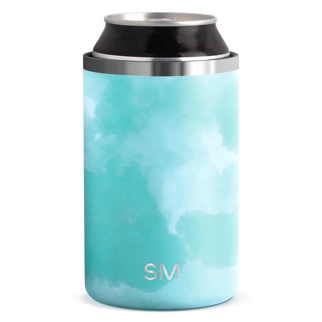 Pale turquoise product with watercolor-like cloud and marble patterns in white and cream tones Pale turquoise product with watercolor-like cloud and marble patterns in white and cream tones