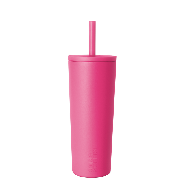 Hot pink fuchsia product displayed against white background Hot pink fuchsia product displayed against white background