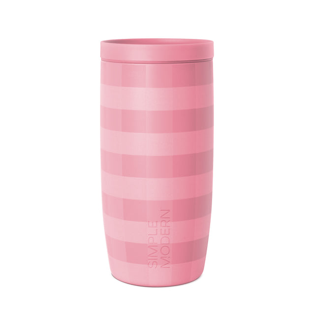 Soft pink SIG-HRV-360-16-VPGH-M product with pale blush and deeper rose horizontal stripes on white background Soft pink SIG-HRV-360-16-VPGH-M product with pale blush and deeper rose horizontal stripes on white background