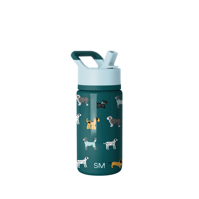 Teal and seafoam water bottle with handle and spout accent, featuring gradient color transition from deep sea-green lower body to pale blue-gray upper portion. Teal and seafoam water bottle with handle and spout accent, featuring gradient color transition from deep sea-green lower body to pale blue-gray upper portion.