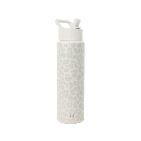 Summit Water Bottle with Straw Lid – Simple Modern