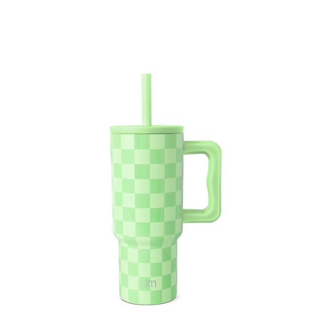 Soft pale lime green shirt with light green checkerboard pattern Soft pale lime green shirt with light green checkerboard pattern