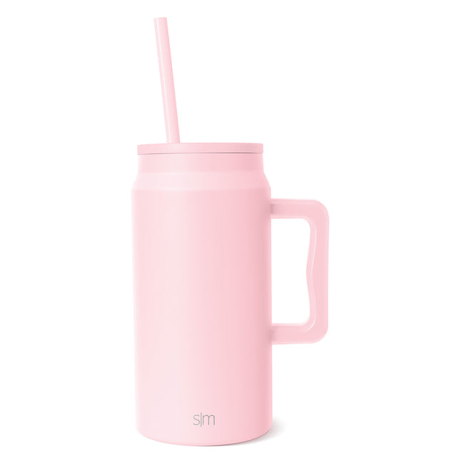 Pale pink tall ranger chiller 50oz mug with modern design on white background Pale pink tall ranger chiller 50oz mug with modern design on white background