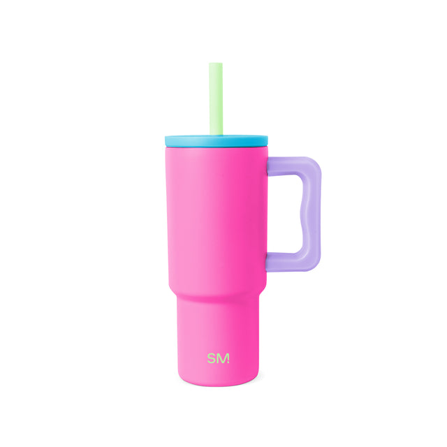 Trek Kids Tumbler with Silicone Straw Lid Trek Kids Tumbler with Silicone Straw Lid
