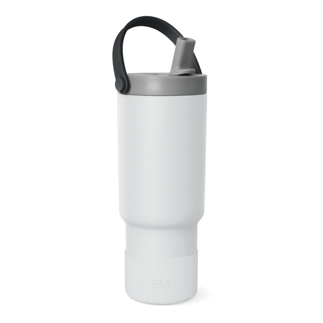 White cooler with gray lid and carrying handle, featuring a spout area, displayed against a plain background White cooler with gray lid and carrying handle, featuring a spout area, displayed against a plain background