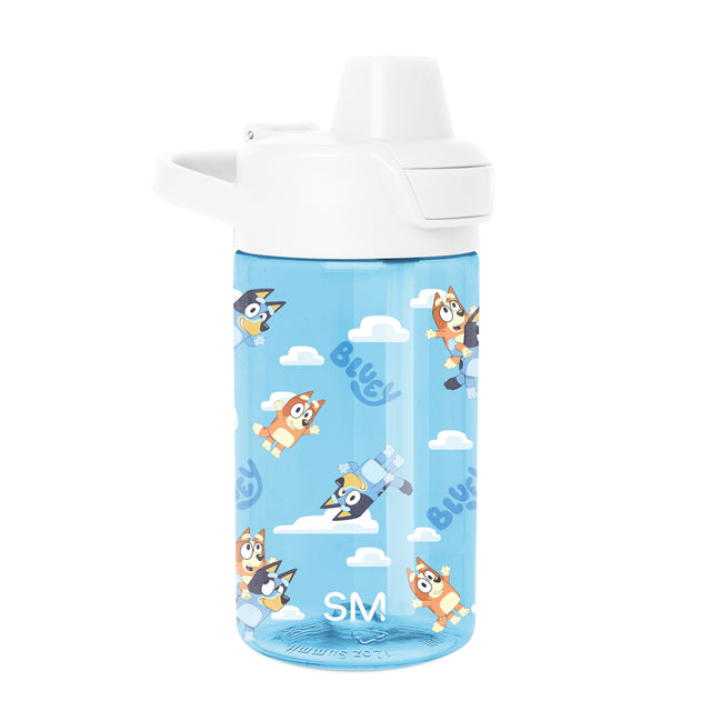 Summit Kids Plastic Water Bottle with Simple Flip Straw Lid Summit Kids Plastic Water Bottle with Simple Flip Straw Lid