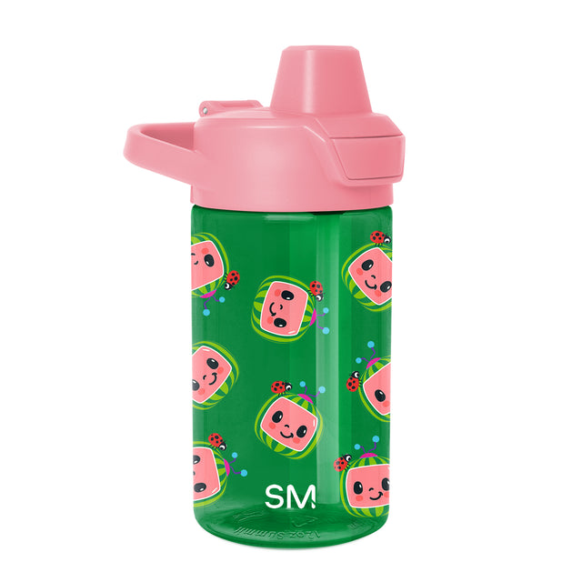 Summit Kids Plastic Water Bottle with Simple Flip Straw Lid Summit Kids Plastic Water Bottle with Simple Flip Straw Lid