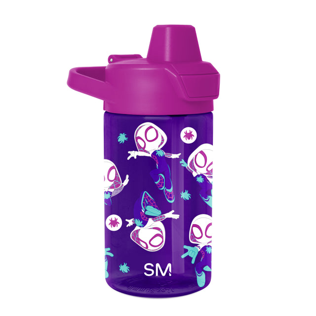 Bright magenta Simple Modern water bottle with flip-cap lid and carrying handle on white background Bright magenta Simple Modern water bottle with flip-cap lid and carrying handle on white background