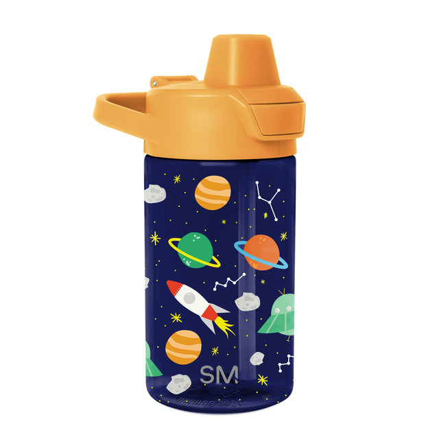 Navy blue water bottle with golden yellow lid and spout, featuring bright secondary color accents. Modern design suitable for daily hydration and outdoor activities. Navy blue water bottle with golden yellow lid and spout, featuring bright secondary color accents. Modern design suitable for daily hydration and outdoor activities.
