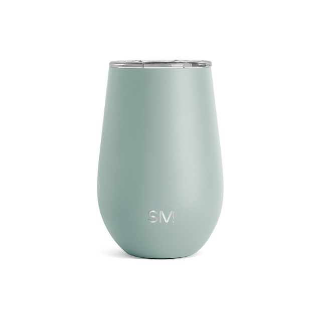 Insulated tumbler with tapered design, wider middle section narrowing toward top, on white background Insulated tumbler with tapered design, wider middle section narrowing toward top, on white background