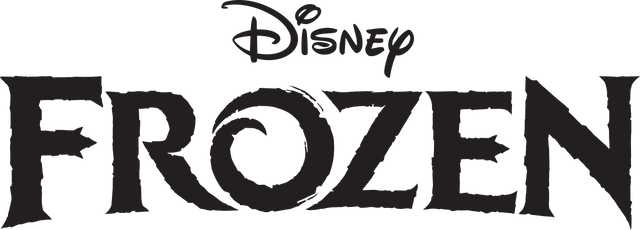 The official logo for the Disney movie Frozen, in black text on a white background.