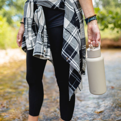 Summit Water Bottle Push Button Chug Lid – Simple Modern
