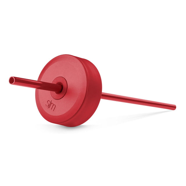 Red circular disc product with lighter cherry red center transitioning to deeper red tones throughout the design. Red circular disc product with lighter cherry red center transitioning to deeper red tones throughout the design.