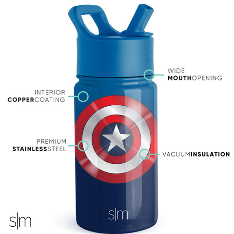 Simple Modern Marvel Avengers Assemble 14oz Stainless Water Bottle
