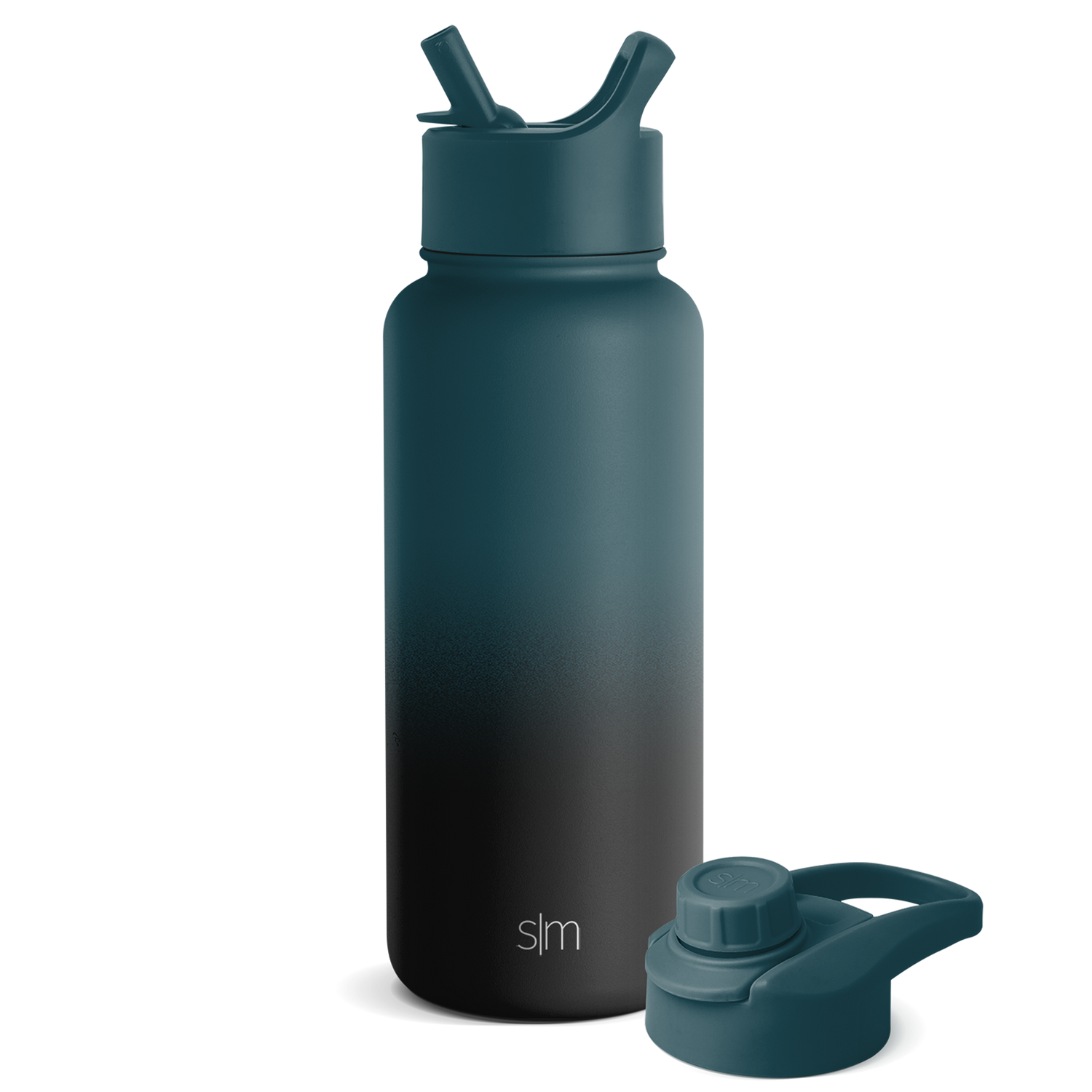 Simple Modern Summit 22 oz Seaside Insulated Stainless Steel Water Bottle  with Straw and Wide Mouth Lid 