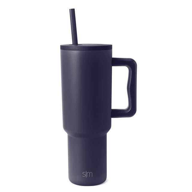 Dark navy gray matte finish product against white background