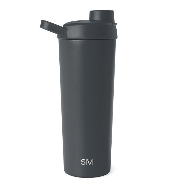 Charcoal gray relay device with gunmetal finish against white background, modern sleek design, model CLS-RLY-24-GPH-M