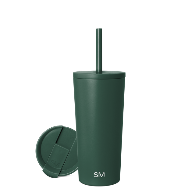 Deep forest green matte finish product on white background