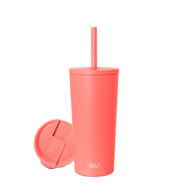 Coral-pink colored product displayed against neutral background