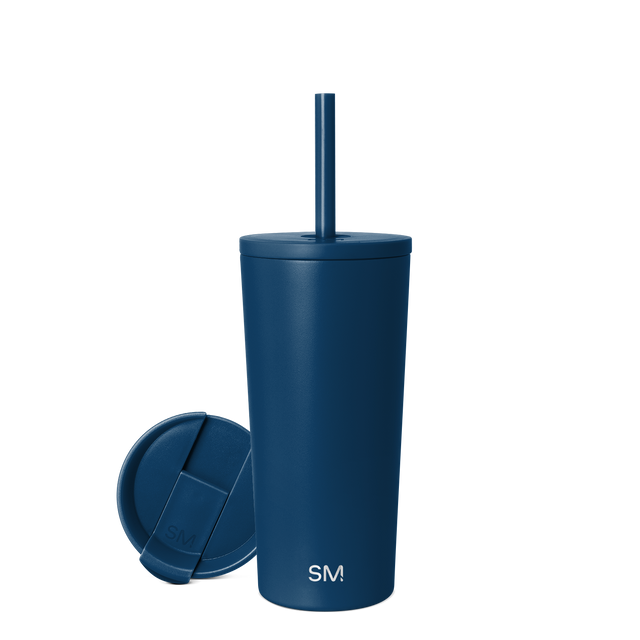 Navy blue or dark teal colored product on white background