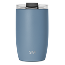 Voyager Tumbler with Clear Flip Lid & Straw