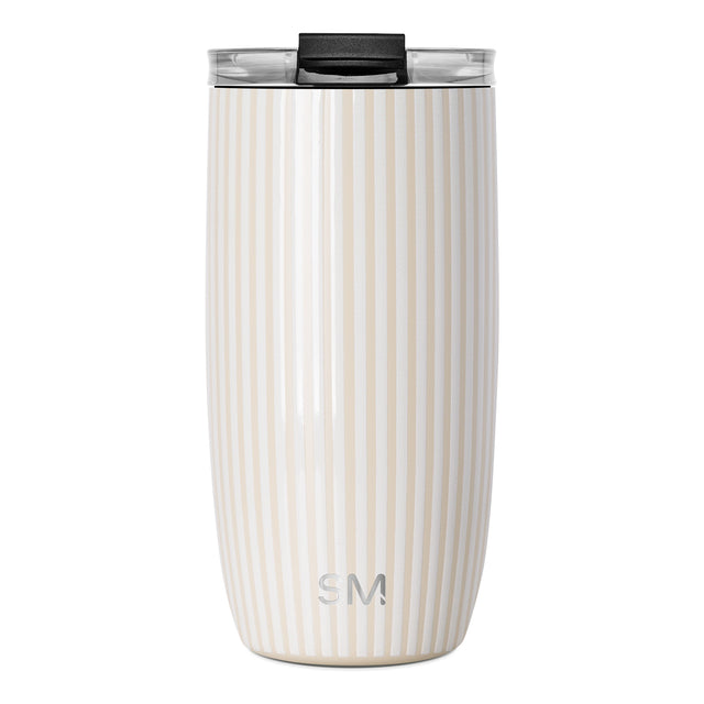 Voyager Tumbler with Clear Flip Lid & Straw