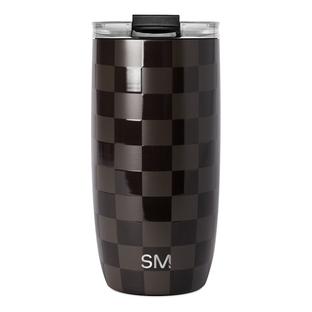 Voyager Tumbler with Clear Flip Lid & Straw