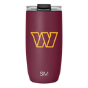 NFL Voyager Tumbler with Clear Flip Lid & Straw