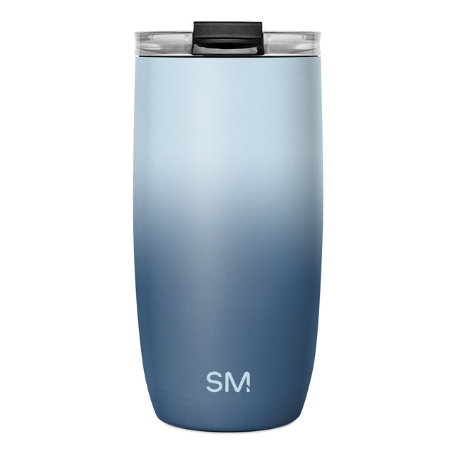 Voyager Tumbler with Clear Flip Lid & Straw