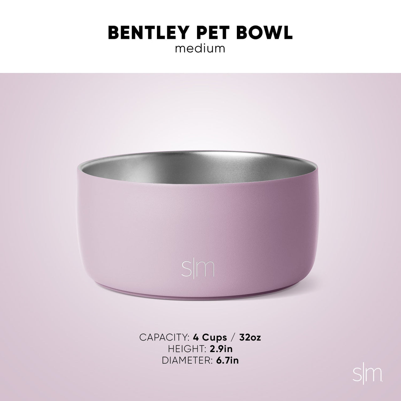 Bentley Pet Bowl  Simple Modern