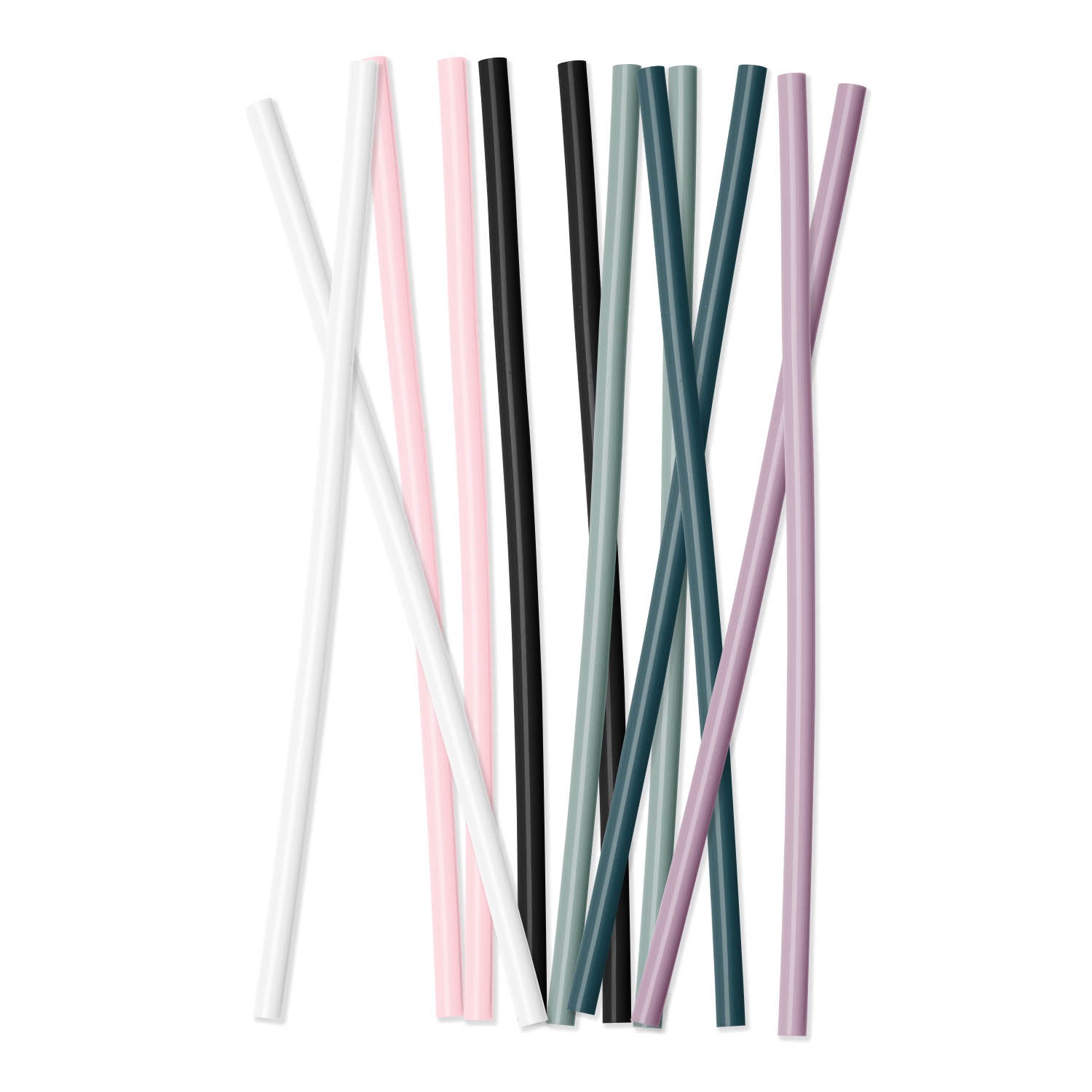 Simple Modern Stainless Steel with Silicone Tipped Reusable Straws Toxin Free| 4 Pack