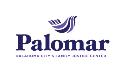 Palomar logo featuring navy blue text and stylized bird icon on white background