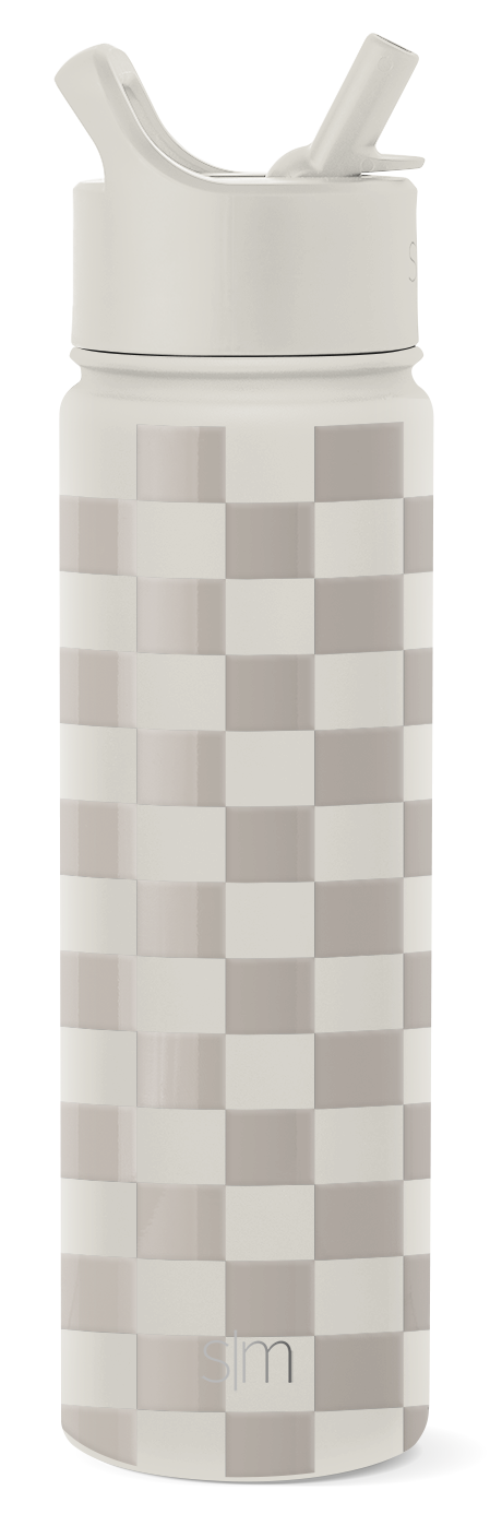 Summit Water Bottle Insulated Straw Lid – Simple Modern Custom