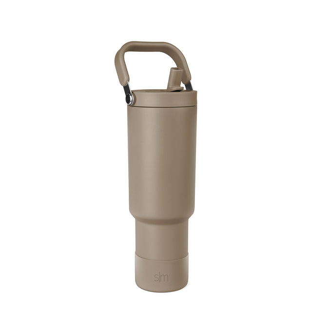 Soft taupe greige colored product against neutral background, contemporary minimalist design aesthetic