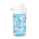 Summit Kids Plastic Water Bottle with Simple Flip Straw Lid