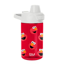 Summit Kids Plastic Water Bottle with Simple Flip Straw Lid