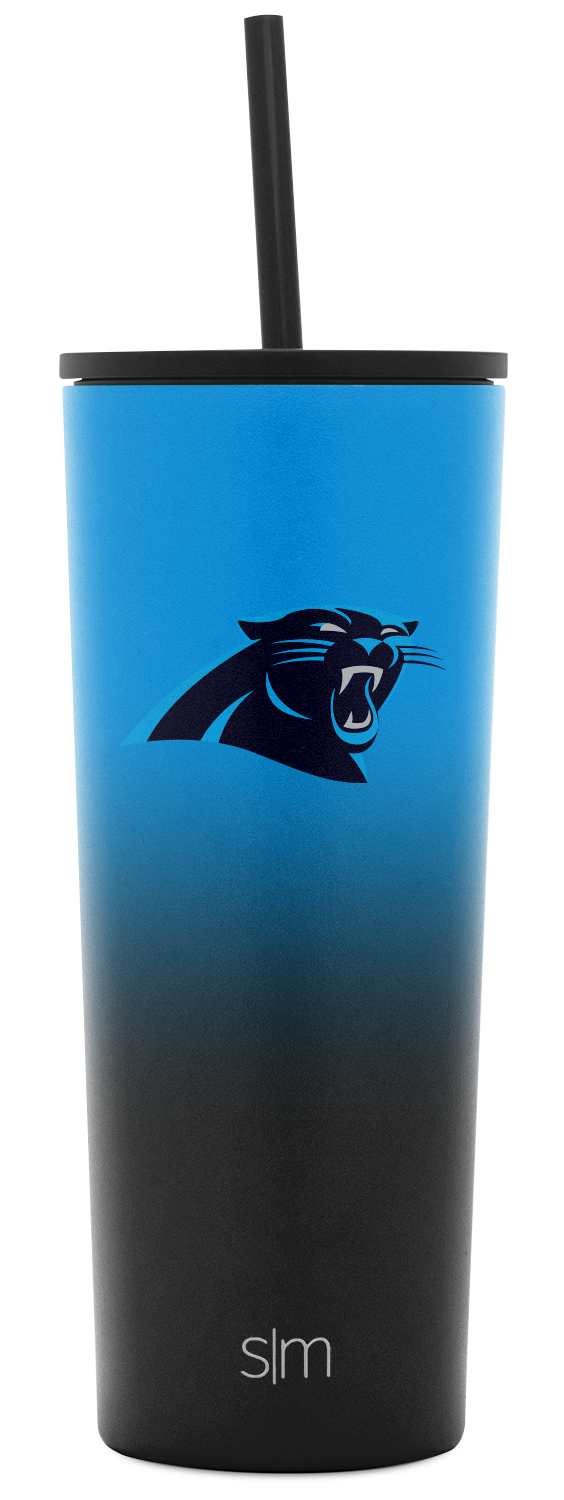 NFL Reusable Tumbler with Straw & Flip Lid, Stainless Steel – Simple Modern