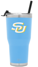 Collegiate Cruiser Tumbler with Flip Lid and Straw