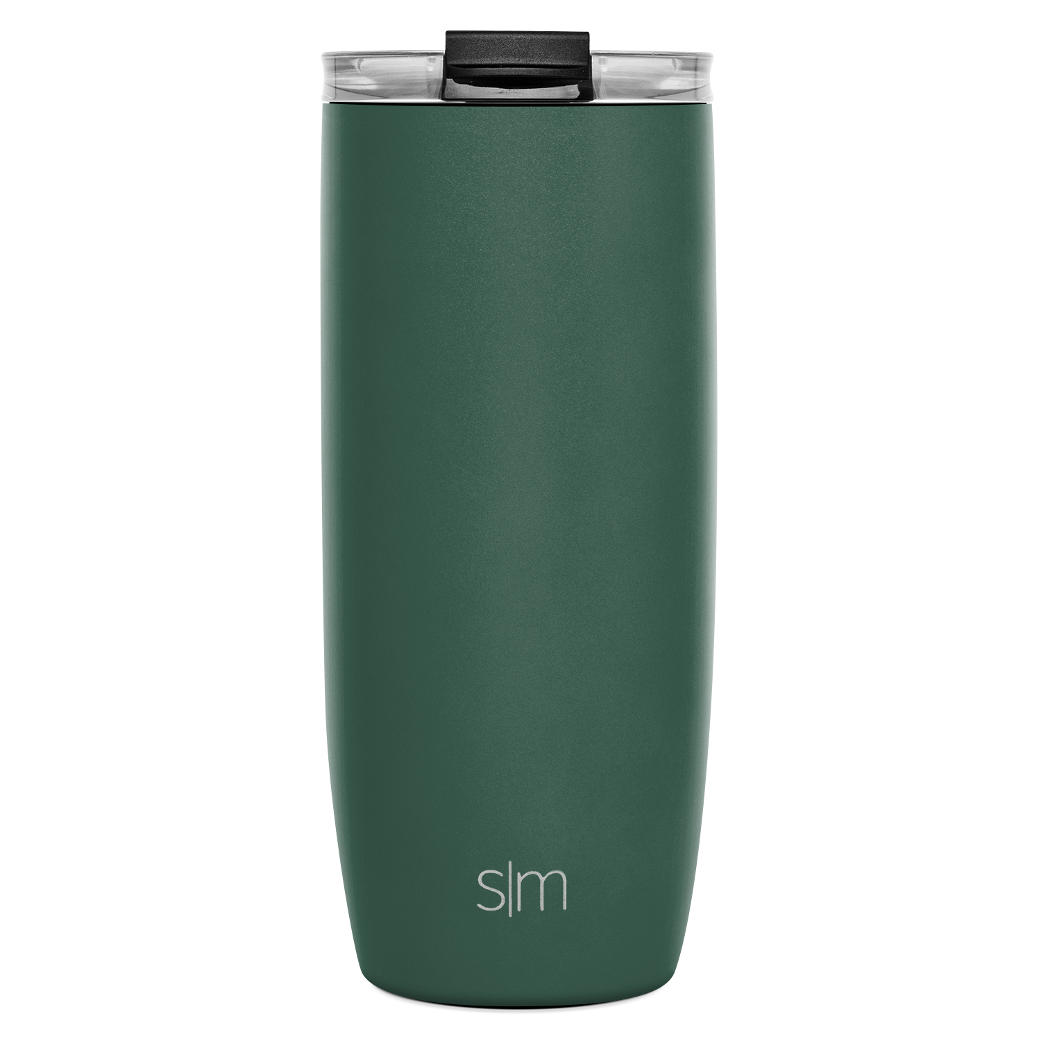 Voyager Travel Mug Tumbler with Clear Flip Lid & Straw - Coffee