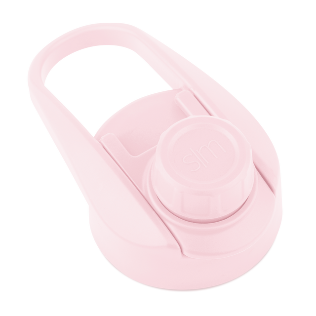 Dusty rose pink charging lid displayed against white background