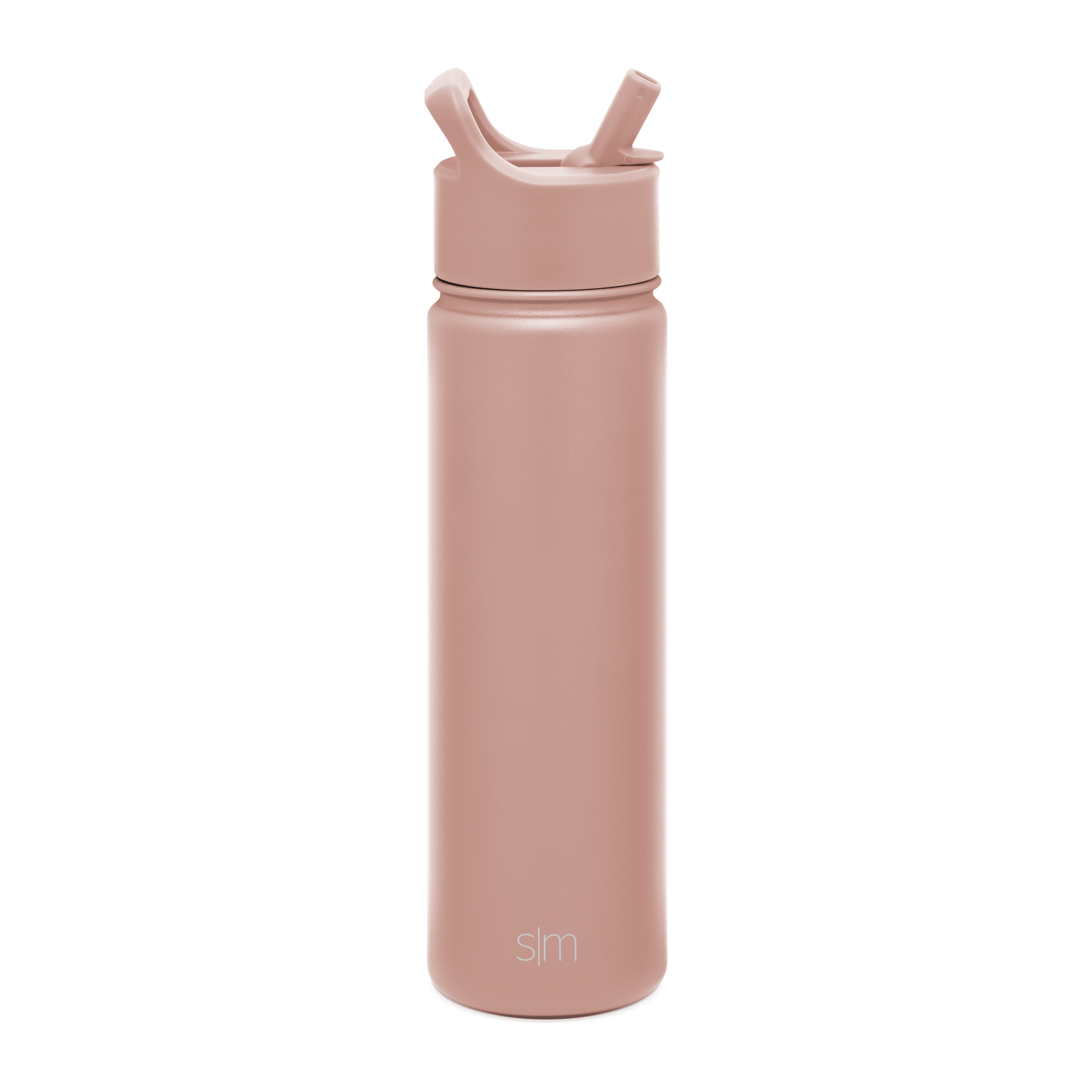 Simple Modern Water Bottle with Straw Lid Vacuum Insulated Stainless Steel Thermos Bottles | Leak Proof Flask | Summit | 22oz, Almond Birch