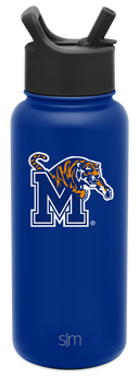 Collegiate Summit Water Bottle with Straw Lid