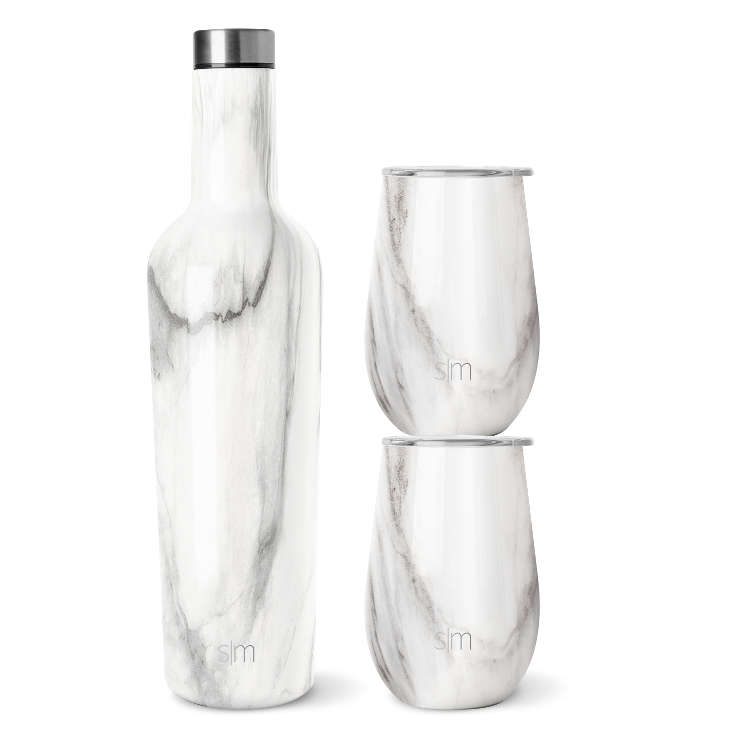 Simple Modern 12oz Spirit Wine Glasses 2 Pack Bundle - Stainless